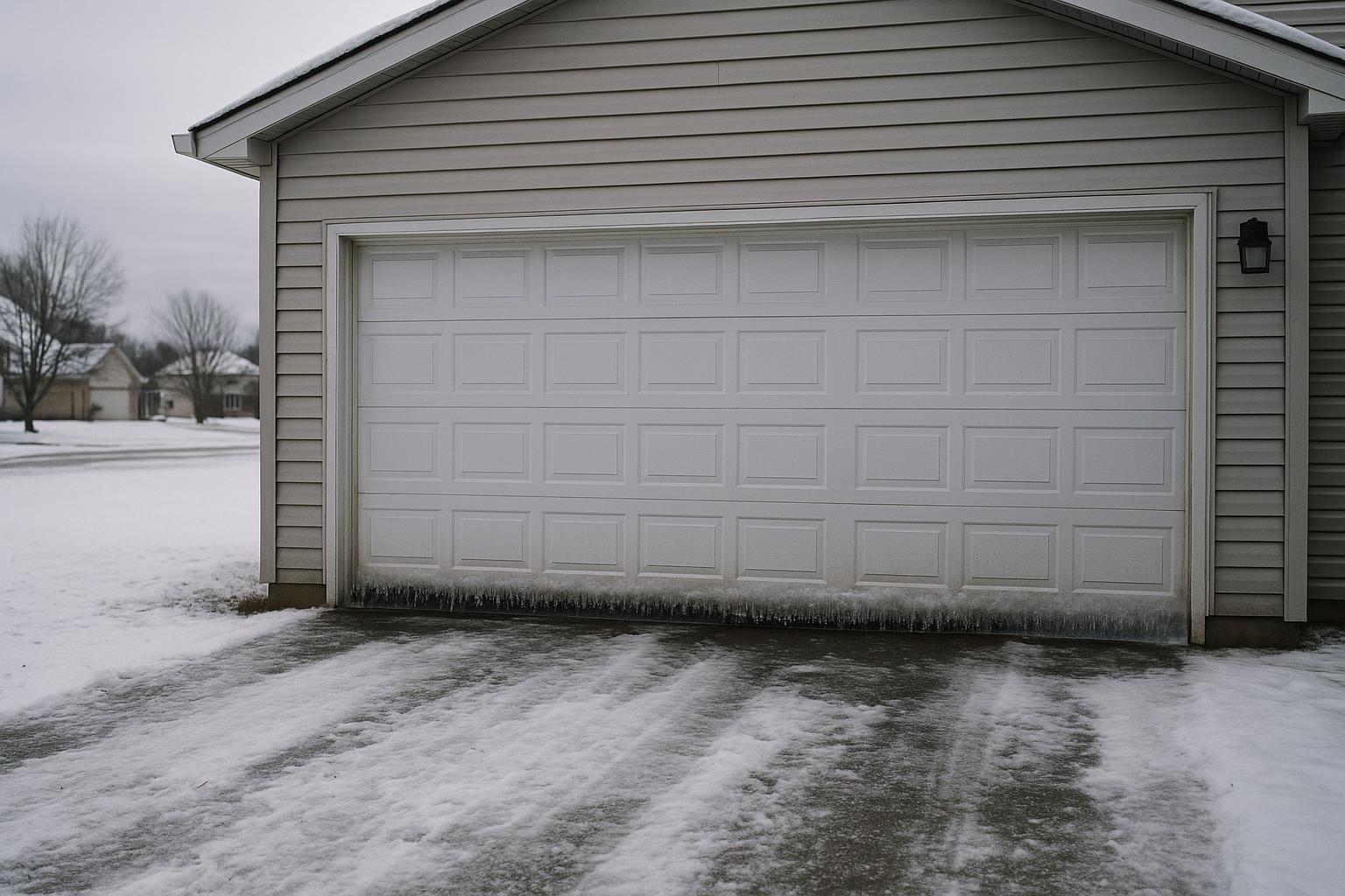 What to Do When Your Garage Door Won't Open in Cold Weather
